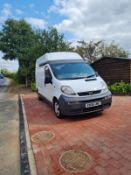 2006/06 REG VAUXHALL VIVARO 2900 DTI LWB 1.9 DIESEL PANEL VAN, SHOWING 3 FORMER KEEPERS *NO VAT*
