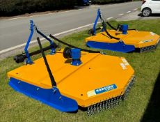 2024 COMPACT TRACTOR BOMFORD 1.45M WIDE TWIN CUT MOWER, BRAND NEW - NEVER USED *PLUS VAT*