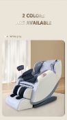 ACM - Brand New in Box Orchid White/Grey MiComfort Full Body Massage Chair RRP £2199 *NO VAT*