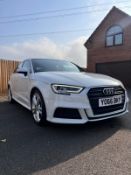 2017 AUDI A3 S LINE TFSI S-A WHITE HATCHBACK *NO VAT*