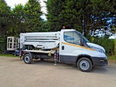 2023 IVECO DAILY 35S14 WHITE CHASSIS CAB CHERRY PICKER 20m LIFT ACCESS PLATFORM *PLUS VAT*