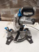 Mac Allister 1500W 220-240V 210mm Corded Compound Mitre Saw MMIS210C-B *PLUS VAT*