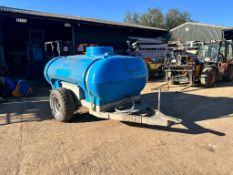 TRAILER ENGINERRING SINGLE AXLE WATER BOWSER *PLUS VAT*