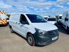 2019/19 REG MERCEDES-BENZ VITO 111 CDI 1.6 DIESEL WHITE PANEL VAN, SHOWING 2 FORMER KEEPERS *NO VAT*