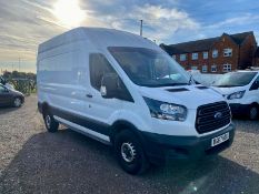 2017/67 REG FORD TRANSIT 350 2.0 DIESEL WHITE PANEL VAN, SHOWING 1 FORMER KEEPER *NO VAT*