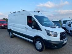2017/66 REG FORD TRANSIT 350 2.0 DIESEL WHITE PANEL VAN, SHOWING 1 FORMER KEEPER *NO VAT*
