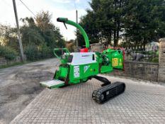 2014 GREENMECH SAFE TRACK STC16-23MT35 SLOPE/BANK TRACKED WOOD CHIPPER *PLUS VAT*