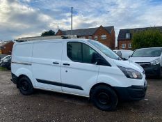 2015/15 REG FORD TRANSIT CUSTOM 310 ECO-TECH 2.2 DIESEL WHITE PANEL VAN, SHOWING 1 FORMER KEEPER
