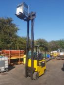 ELECTRIC FORKLIFT / FORKTRUCK, EXCELLENT WORKING ORDER C/W 240V SINGLE PHASE CHARGER *PLUS VAT*