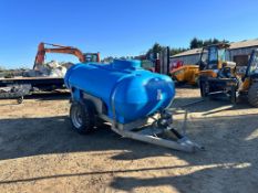 TRAILER ENGINERRING SINGLE AXLE WATER BOWSER *PLUS VAT*
