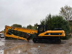 TUESDAY 7PM! CATERPILLAR 330L LONG REACH DEMOLITION EXCAVATOR! AN ABUNDANCE OF FORKLIFTS READY FOR WORK! TRAILERS, TRACTORS, TILES