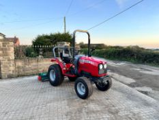 NEW/UNUSED 2024 MASSEY FERGUSON 1520 20HP 4WD COMPACT TRACTOR, WESSEX WFM125 1.25 METRE FLAIL MOWER