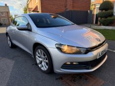 2009/09 REG VOLKSWAGEN SCIROCCO TDI 2.0 DIESEL SEMI-AUTOMATIC SILVER COUPE *NO VAT*
