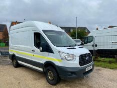 2015/15 REG FORD TRANSIT 350 2.2 DIESEL WORKSHOP VAN, SHOWING 1 FORMER KEEPER *NO VAT*