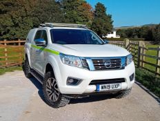 2019 NISSAN NAVARA TEKNA DCI AUTO WHITE DOUBLE CAB PICK UP *PLUS VAT*