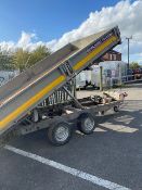 12x6 Brian James Tipper Trailer, 3500 kg gross weight, serviced *PLUS VAT*