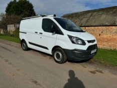 2017/17 REG FORD TRANSIT CUSTOM 310 2.0 DIESEL PANEL VAN, SHOWING 1 FORMER KEEPER *PLUS VAT*