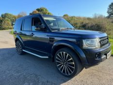 2015/65 REG LAND ROVER DISCOVERY SE TECH SDV6 3.0 DIESEL AUTOMATIC BLUE, SHOWING 4 FORMER KEEPERS