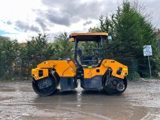 2014 DYNAPAC CC2200 TWIN DRUM VIBRATING ROLLER WITH TARMAC CUTTER *PLUS VAT*