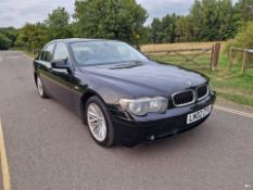 2002 BMW 745 I AUTO BLACK SALOON - PETROL AND LPG FUEL CONVERSION *NO VAT*