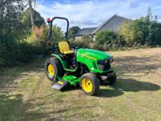 2011/61 JOHN DEERE 2520 25HP 4WD COMPACT TRACTOR WITH 62Ó MID MOUNTED DECK *PLUS VAT*