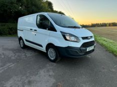 2015/15 REG FORD TRANSIT CUSTOM 310 ECO-TECH 2.2 DIESEL MANUAL PANEL VAN, SHOWING 1 FORMER KEEPER