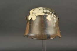 Casque allemand Stahlhelm M1916 camoufle - ww1 camouflaged german helmet