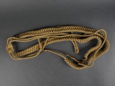 Aiguillette allemande. German Landyard.