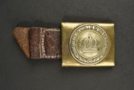 Boucle de ceinturon prussienne M1847 Prussian belt buckle. 