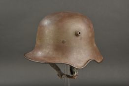 Casque allemand Stahlhelm M1918 a echancrures. Ww1 ear cut-out helmet