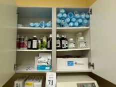 LOT CONSISTING OF DENTAL SUPPLIES IN CABINET