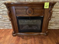 ELECTRIC FIREPLACE WITH REMOTE CONTROL