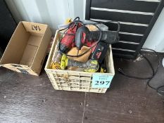 VARIOUS ELECTRIC AND BATTERY OPERATED DRILLS