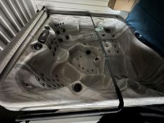 6 SEAT CAL SPA WITH SPA EASE COVER & STEPS