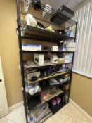 METRO RACK INCLUDING CONTENTS