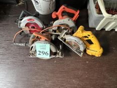 VARIOUS NAME BRAND CIRCULAR SAWS