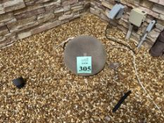 OUTDOOR SPEAKER SYSTEM (FRONT ROCK LANDSCAPE AREA)