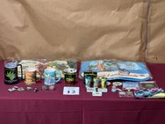 LOT CONSISTING OF ASSORTED BEACH-THEMED SOUVENIRS