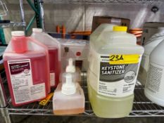 LOT CONSISTING OF ASSORTED KEYSTONE SANITIZER