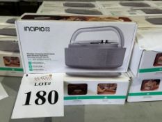 INCIPIO WIRELESS CHARGING ALARM CLOCK WITH