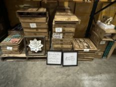 NEW LOT CONSISTING OF ASSORTED HOME DÉCOR