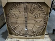NEW STRATTON HOME DÉCOR WOOD CLOCK