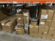 NEW LOT CONSISTING OF ASSORTED HOME DÉCOR