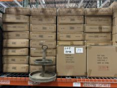 NEW STRATTON HOME DÉCOR TWO TIER DECORATIVE STAND