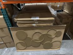 NEW STRATTON HOME DÉCOR STACKED CIRCLE METAL WALL