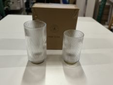 NEW DECOCRATED DECORATIVE GLASS CANDLE HOLDER