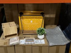 NEW DECOCRATED SEASONAL ASSORTED HOME DÉCOR BOX (BOX SIZE: 17