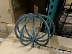 NEW STRATTON HOME DÉCOR PUMPKIN SCULPTURE