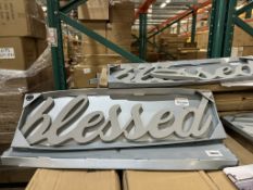 NEW STRATTON HOME DÉCOR WALL ART (BLESSED)