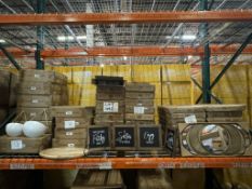 NEW LOT CONSISTING OF ASSORTED HOME DÉCOR